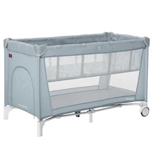 Манеж Carrello Piccolo+ CRL-18102 Ash Grey со вторым дном, серый